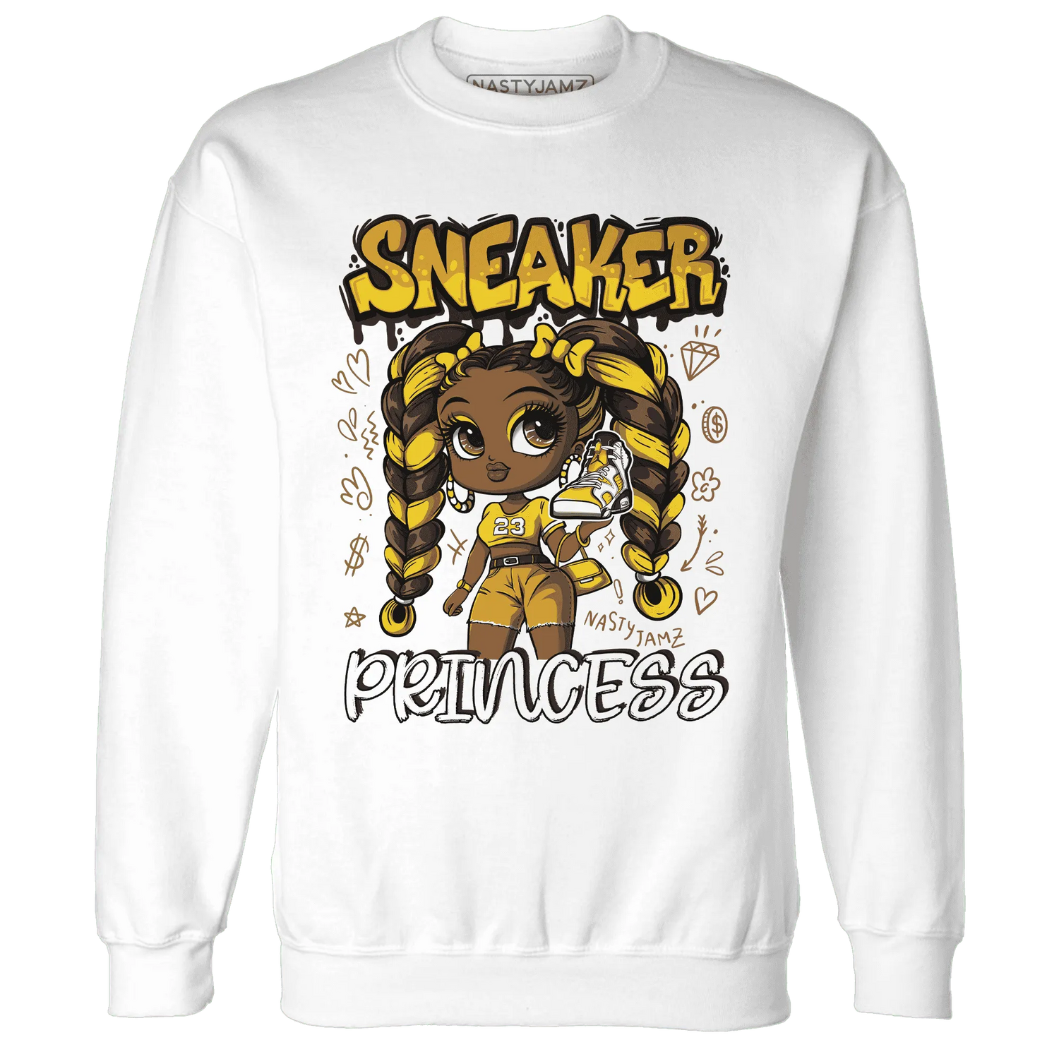 Yellow-Ochre-6s-Sweatshirt-Match-Sneaker-Princess