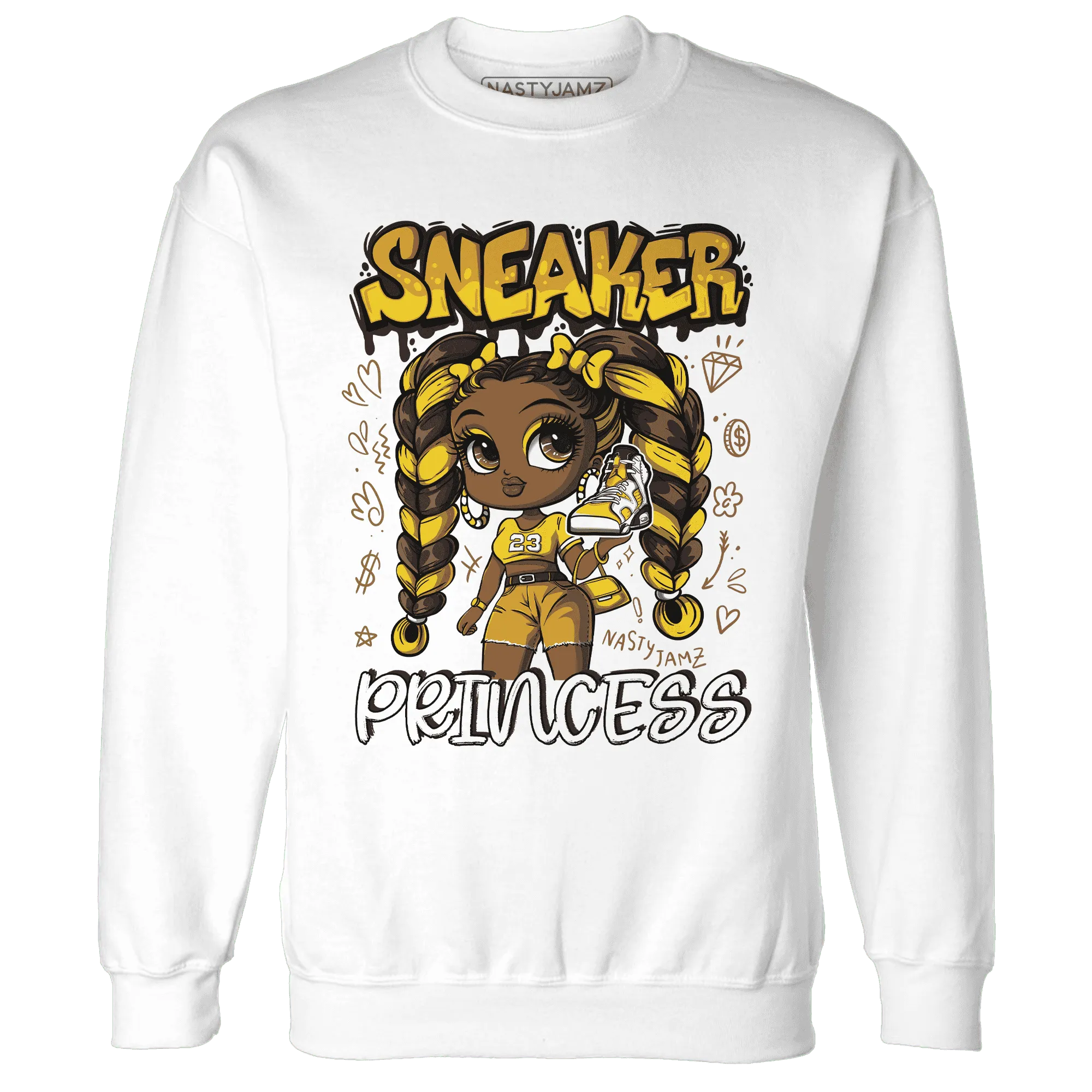 Yellow-Ochre-6s-Sweatshirt-Match-Sneaker-Princess