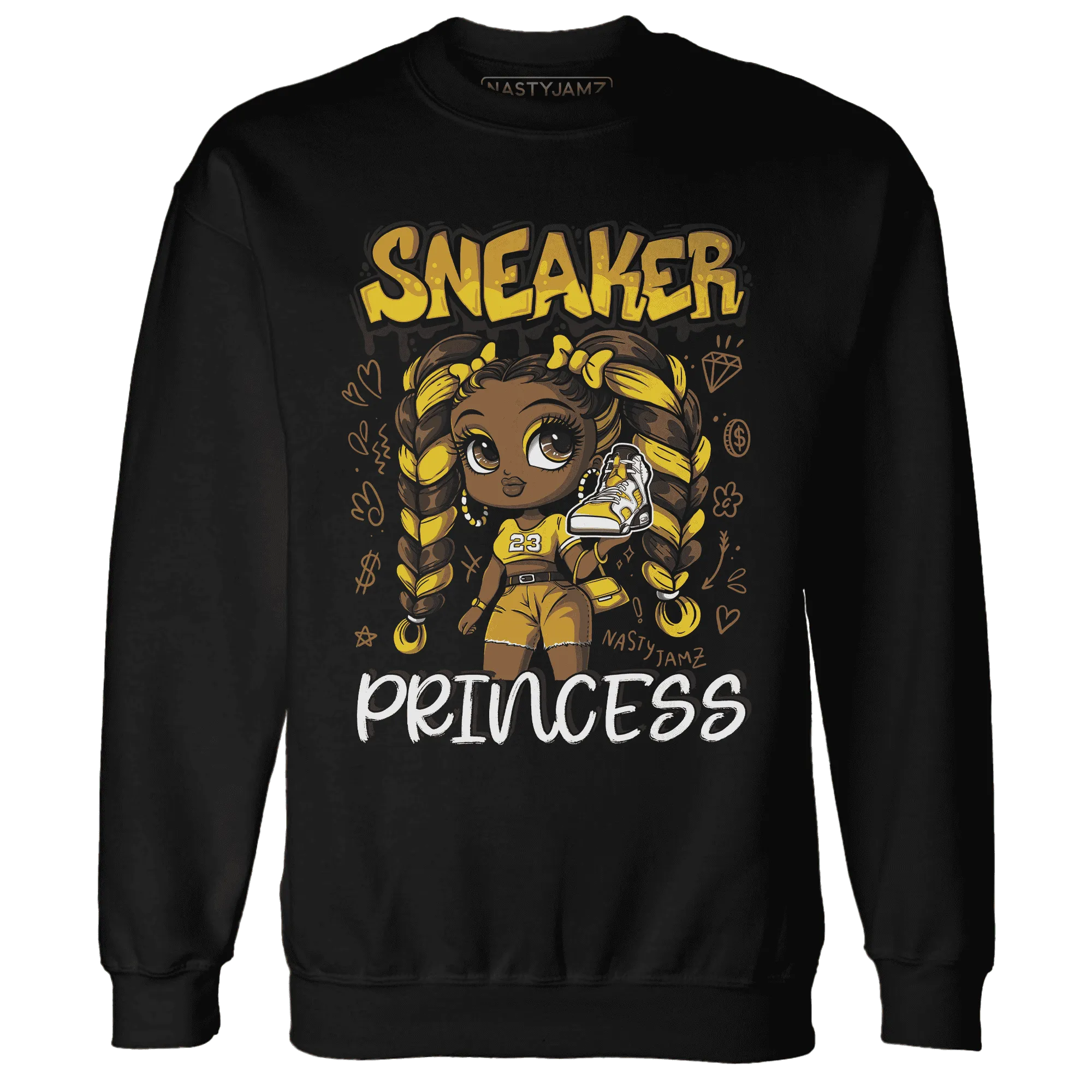 Yellow-Ochre-6s-Sweatshirt-Match-Sneaker-Princess