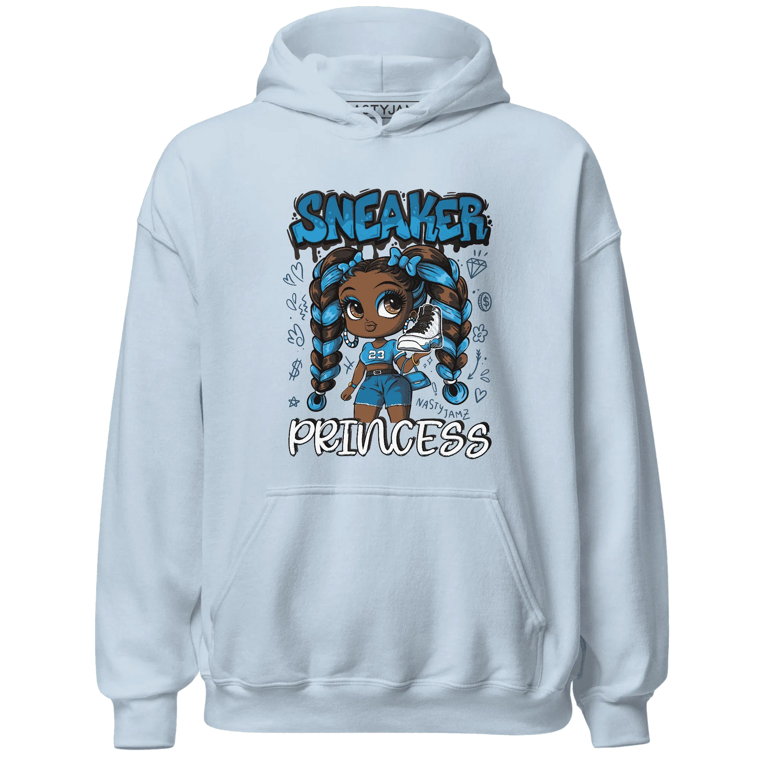 Powder-Blue-9s-Hoodie-Match-Sneaker-Princess