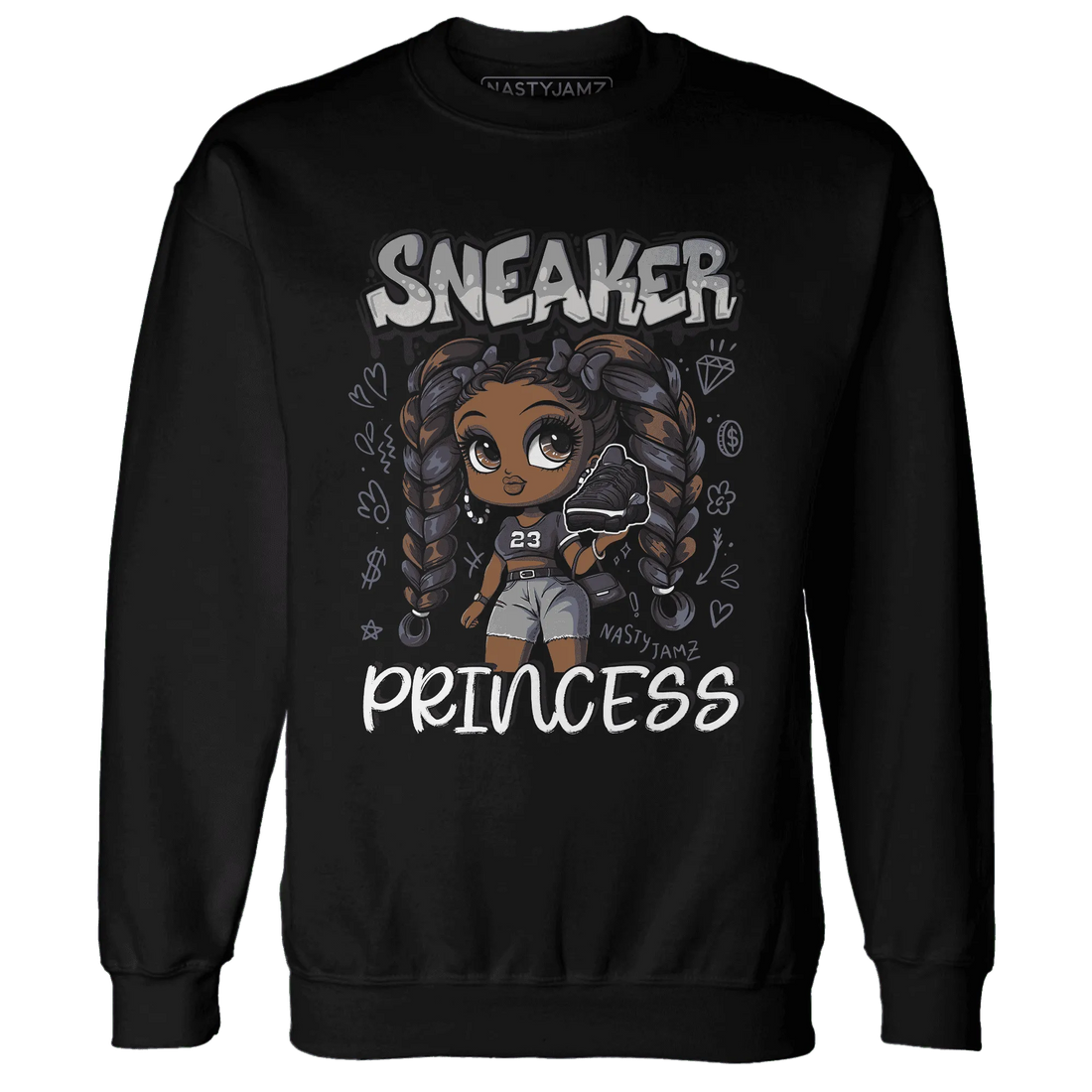 VaporMax-Plus-Midnight-Navy-White-Metallic-Silver-Sweatshirt-Match-Sneaker-Princess