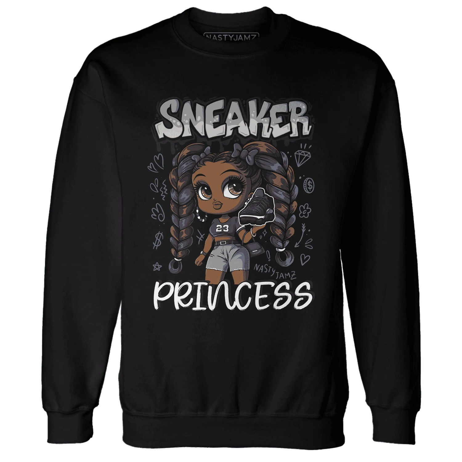 VaporMax-Plus-Midnight-Navy-White-Metallic-Silver-Sweatshirt-Match-Sneaker-Princess