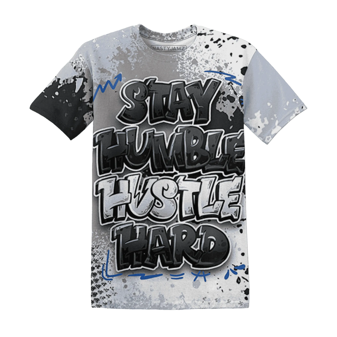 Low-Space-Jamz-11s-T-Shirt-Match-Stay-Humble-Hustle-Hard-3D