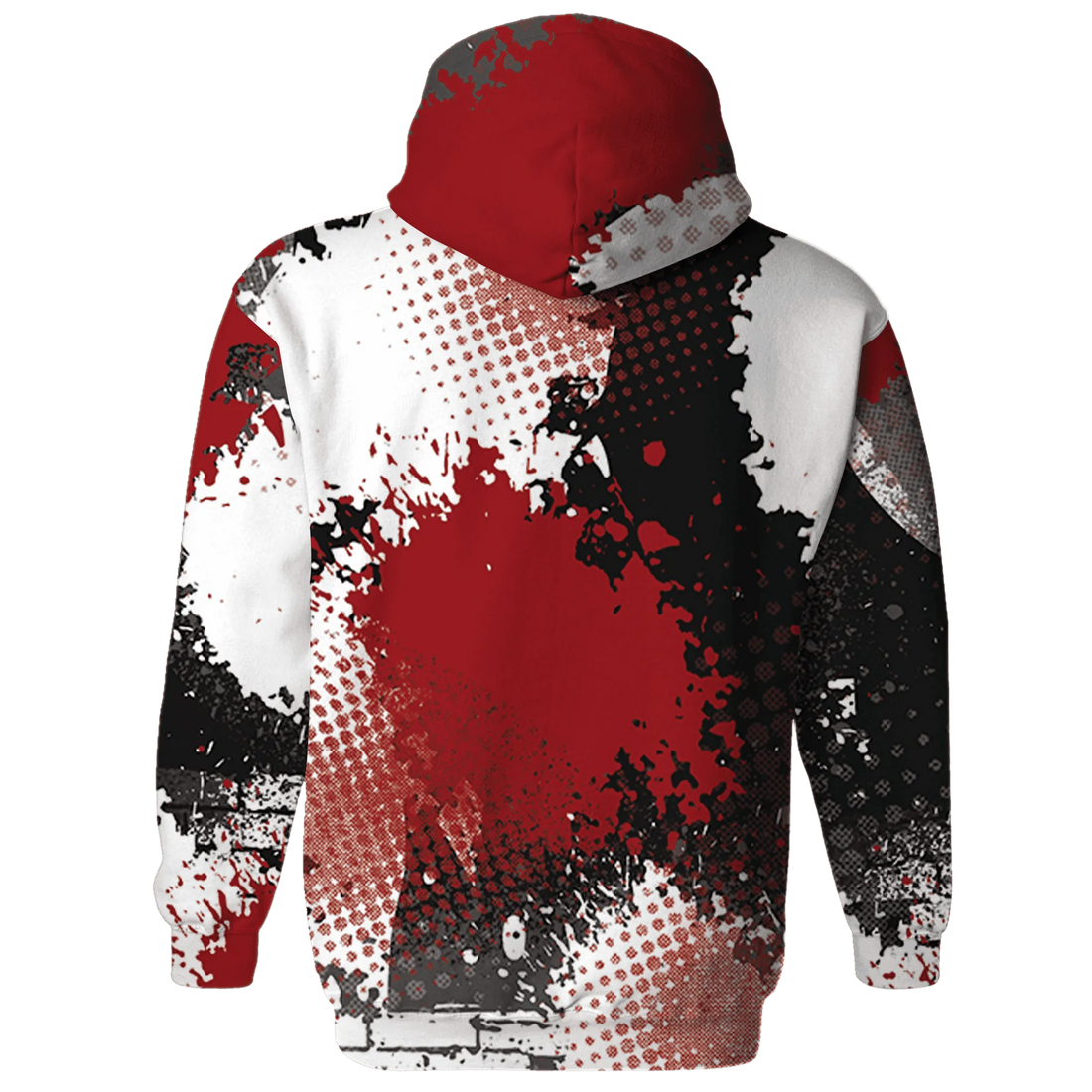 Retro-Red-Taxi-12s-Hoodie-Match-Stay-Humble-Hustle-Hard-3D