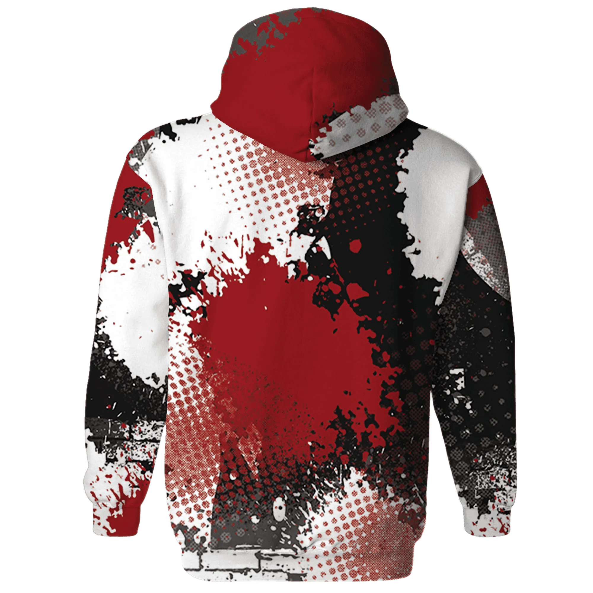 Retro-Red-Taxi-12s-Hoodie-Match-Stay-Humble-Hustle-Hard-3D
