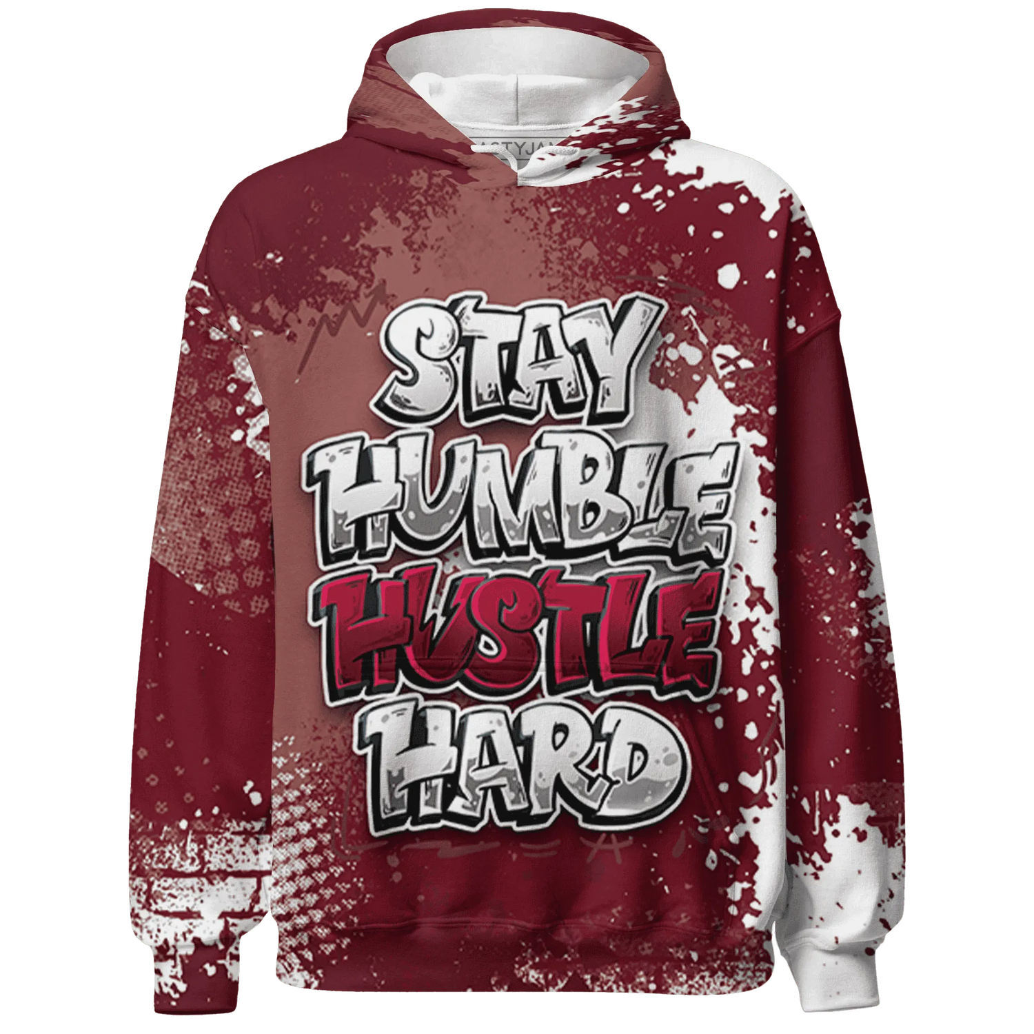 High-White-Team-Red-1s-Hoodie-Match-Stay-Humble-Hustle-Hard-3D
