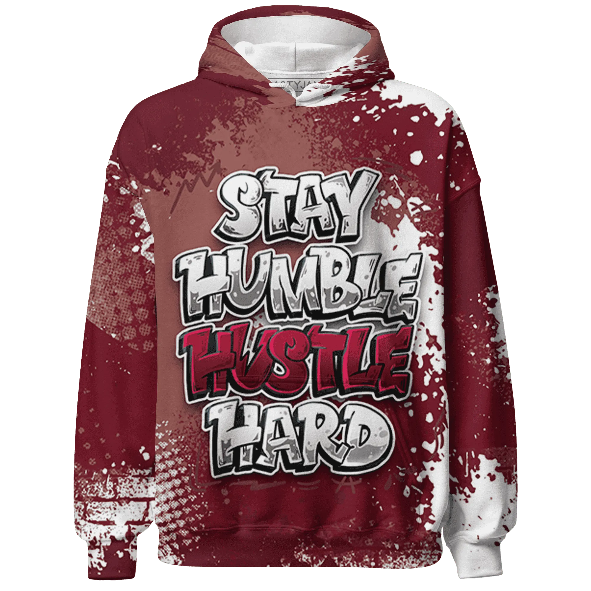 High-White-Team-Red-1s-Hoodie-Match-Stay-Humble-Hustle-Hard-3D