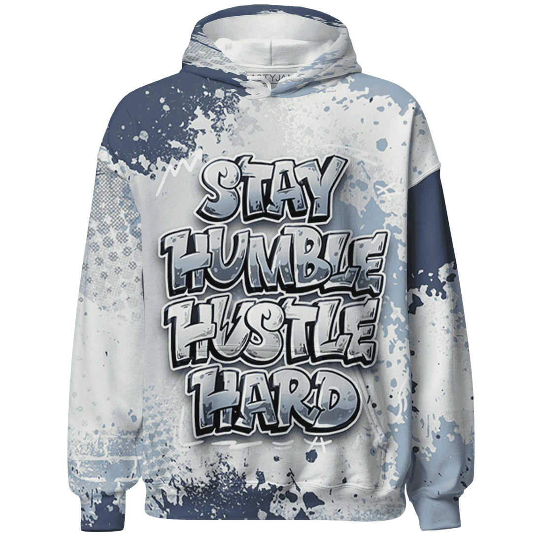 Mid-Diffused-Blue-Grey-1s-Hoodie-Match-Stay-Humble-Hustle-Hard-3D