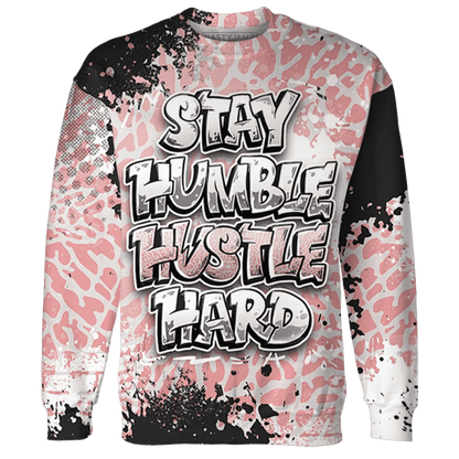 Red-Stardust-3s-Sweatshirt-Match-Stay-Humble-Hustle-Hard-3D