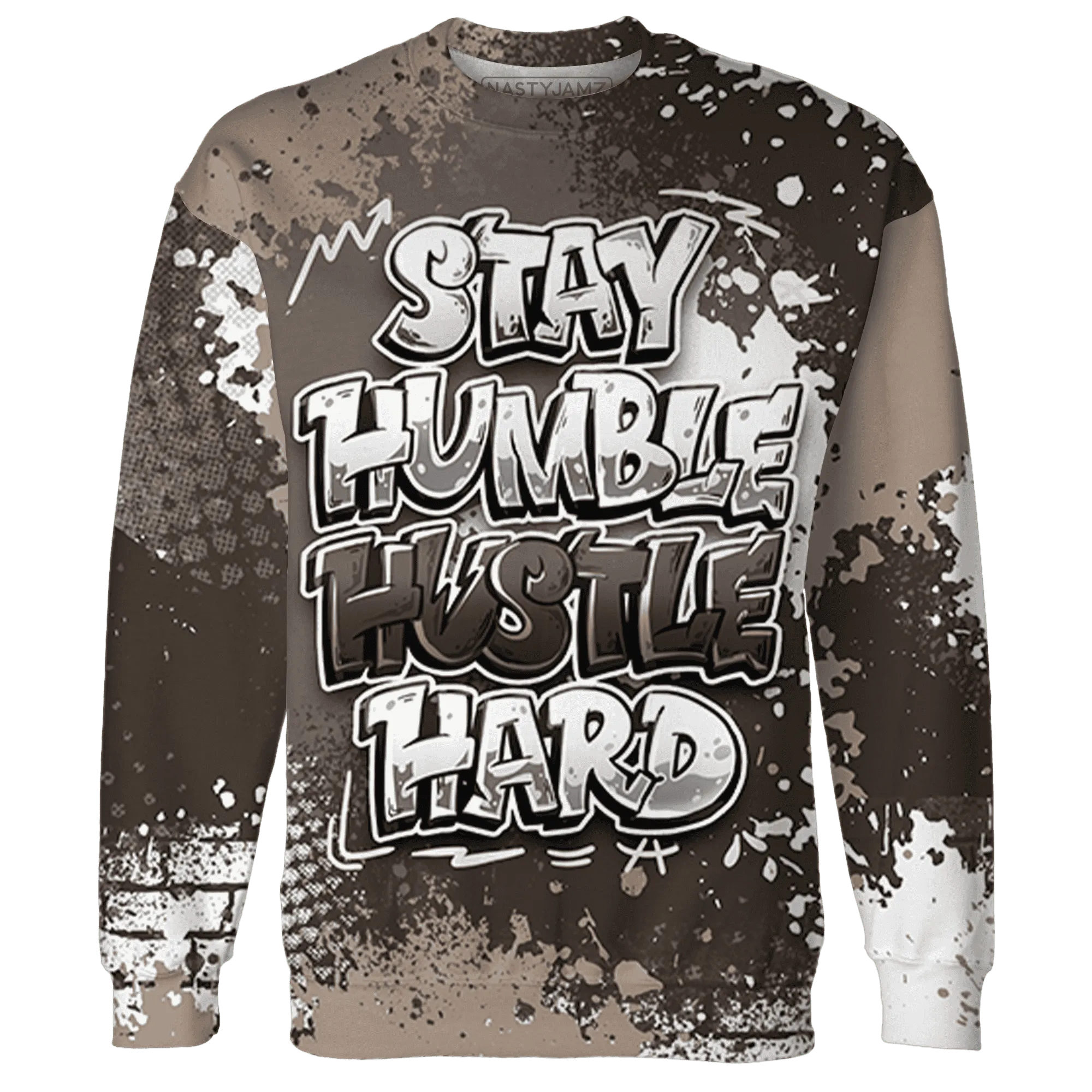 Dunk-Low-Baroque-Brown-Sweatshirt-Match-Stay-Humble-Hustle-Hard-3D