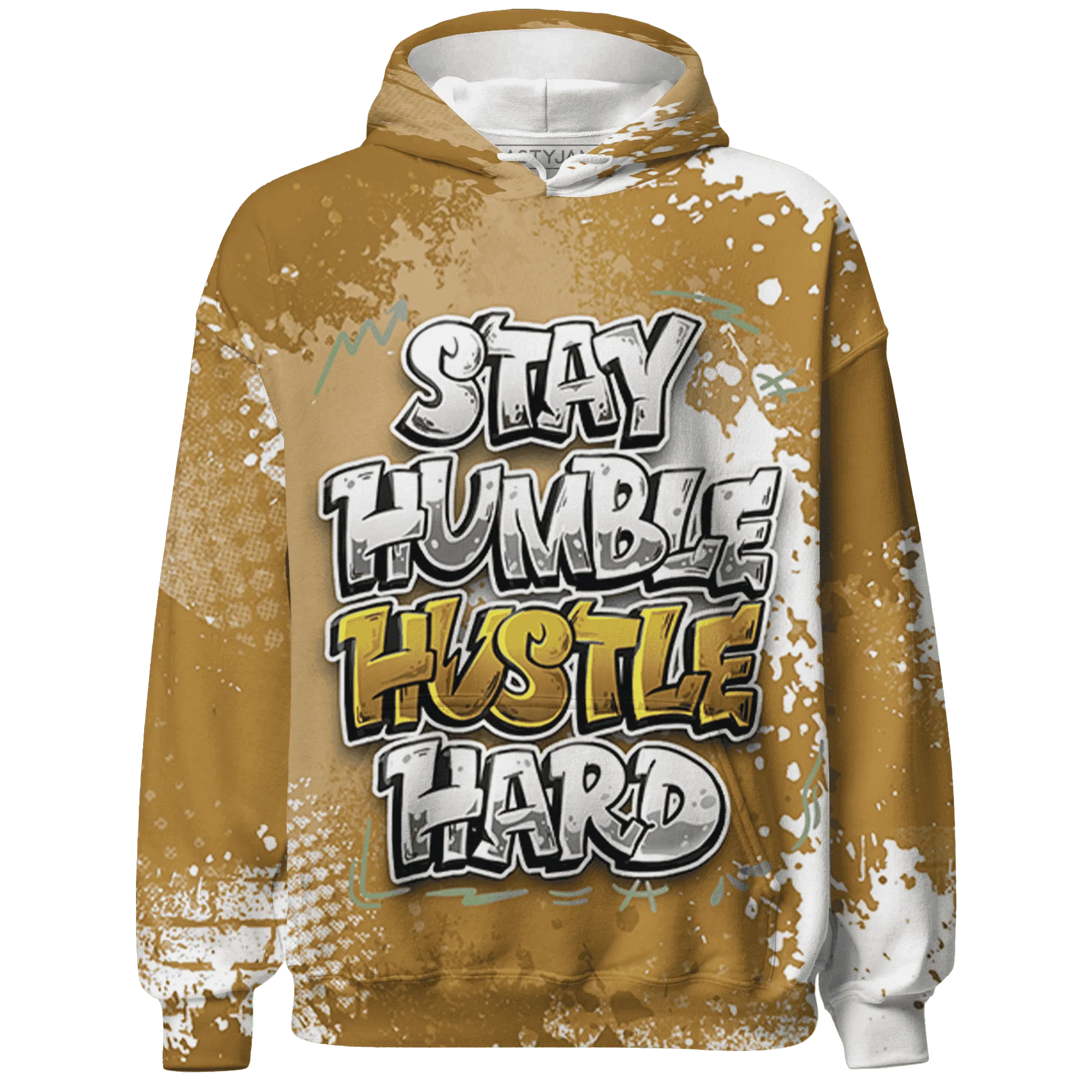 Wheat-13s-Hoodie-Match-Stay-Humble-Hustle-Hard-3D