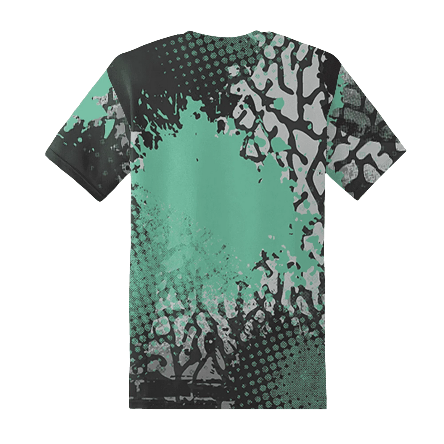 Green-Glow-3s-T-Shirt-Match-Stay-Humble-Hustle-Hard-3D