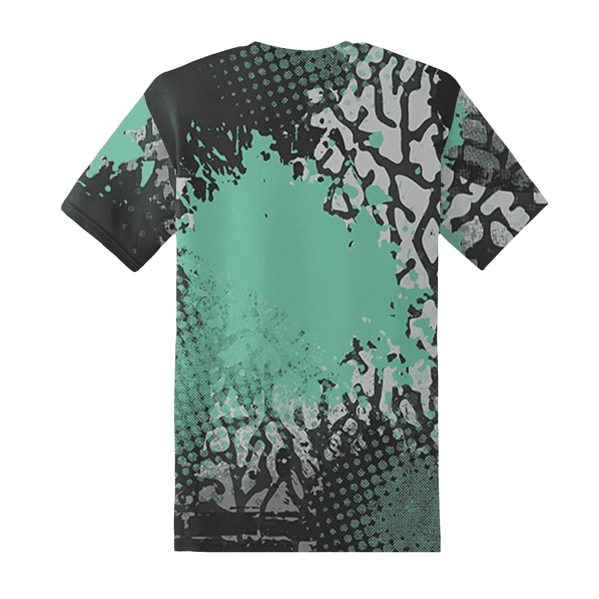 Green-Glow-3s-T-Shirt-Match-Stay-Humble-Hustle-Hard-3D