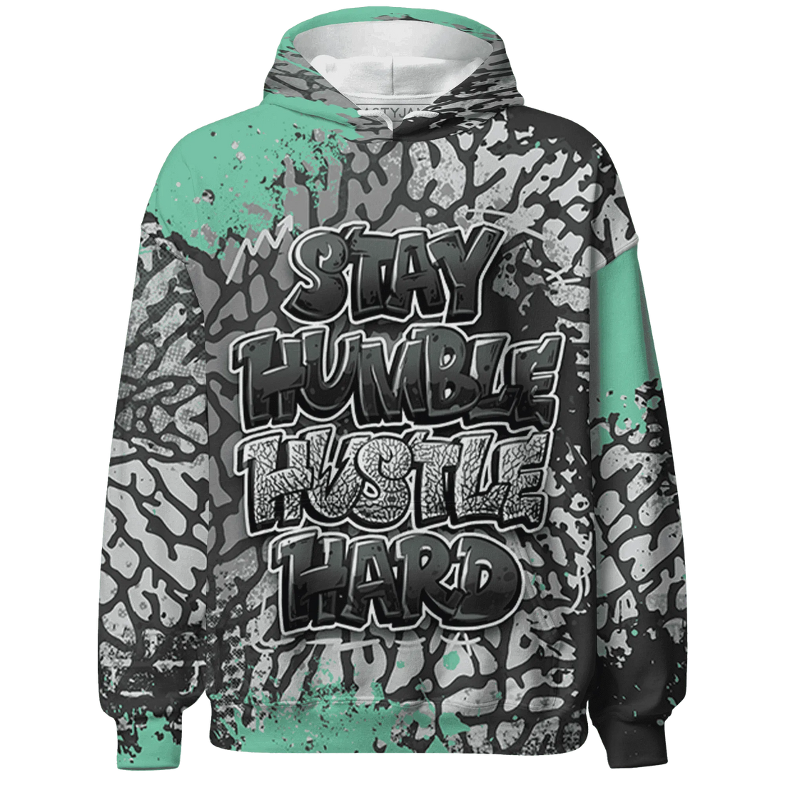 Green-Glow-3s-Hoodie-Match-Stay-Humble-Hustle-Hard-3D