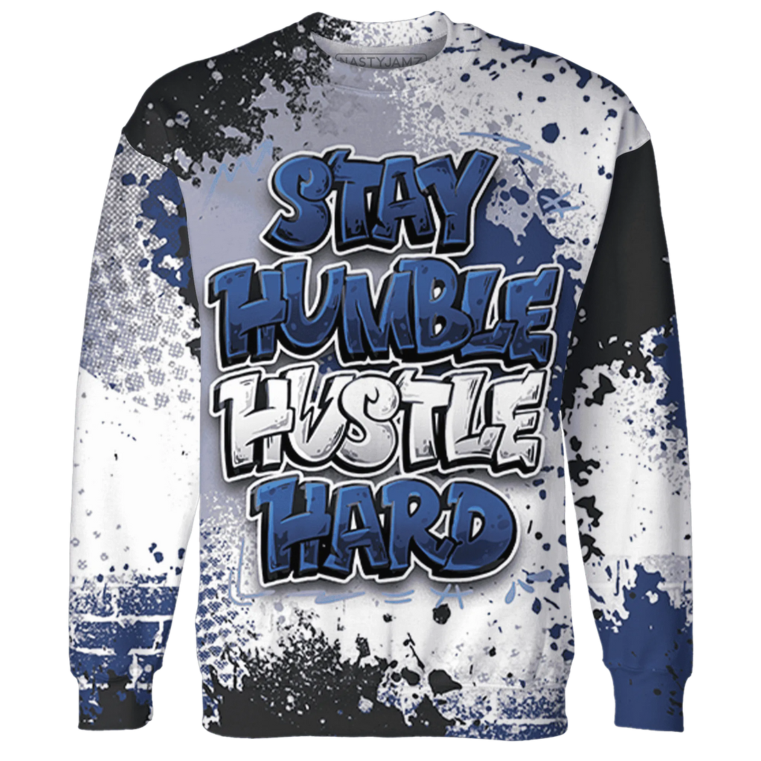 Midnight-Navy-5s-Sweatshirt-Match-Stay-Humble-Hustle-Hard-3D