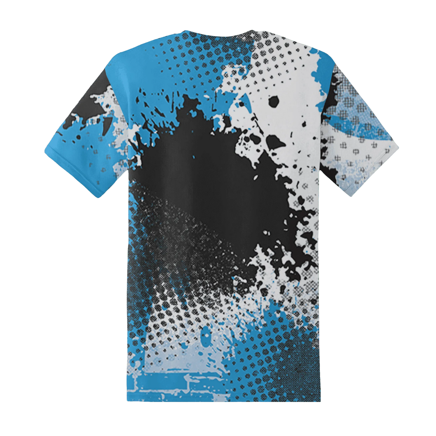 Powder-Blue-9s-T-Shirt-Match-Stay-Humble-Hustle-Hard-3D