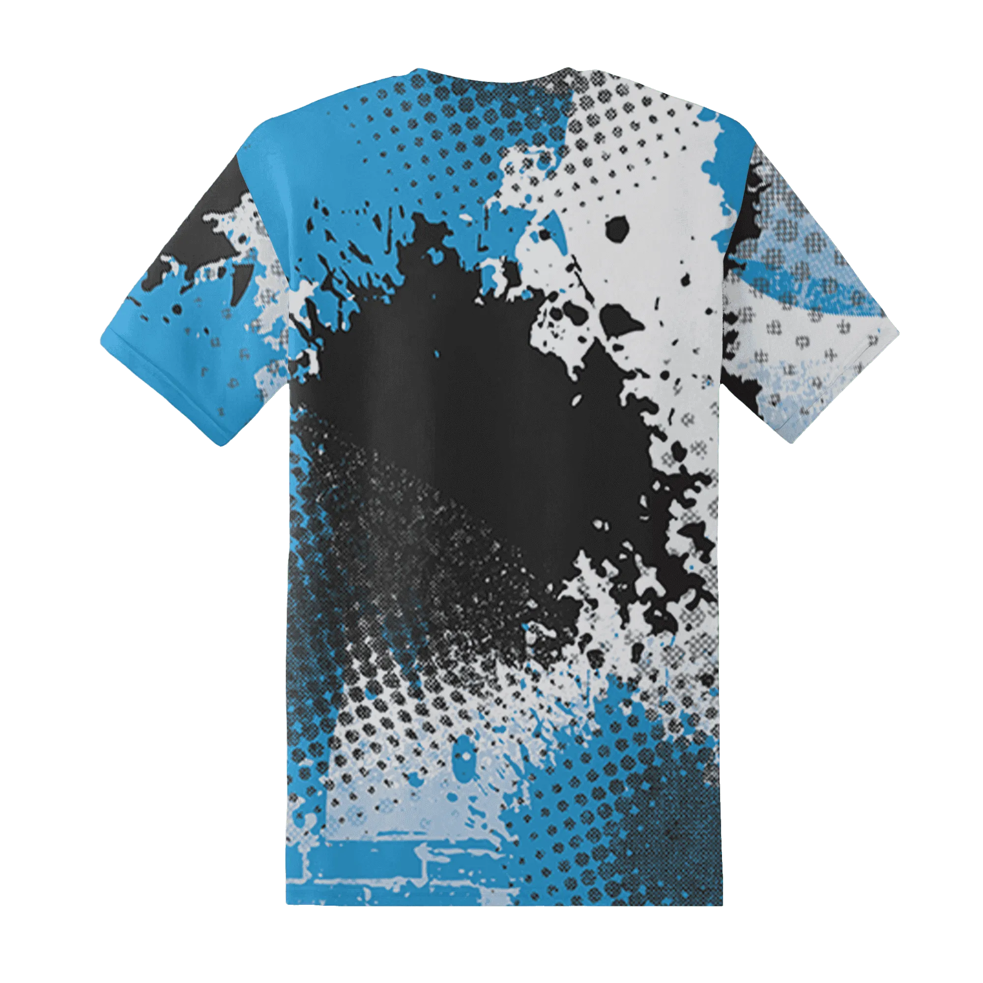 Powder-Blue-9s-T-Shirt-Match-Stay-Humble-Hustle-Hard-3D