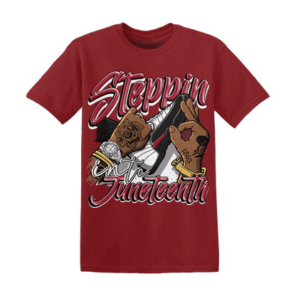 Retro Red Taxi 12s T Shirt Match Step Into Juneteenth - NastyJamz
