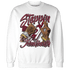 High White Team Red 1s Sweatshirt Match Step Into Juneteenth - NastyJamz