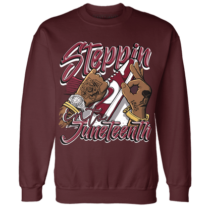 High White Team Red 1s Sweatshirt Match Step Into Juneteenth - NastyJamz