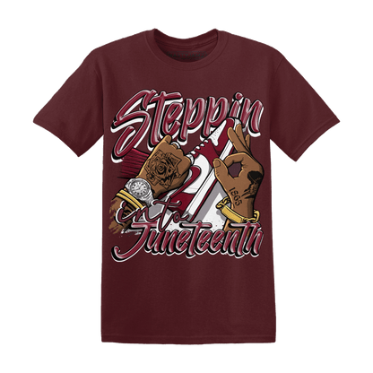 High White Team Red 1s T Shirt Match Step Into Juneteenth - NastyJamz