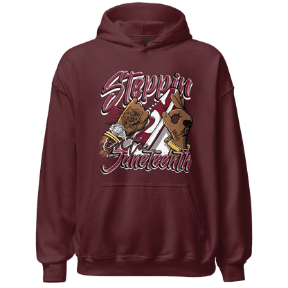High White Team Red 1s Hoodie Match Step Into Juneteenth - NastyJamz