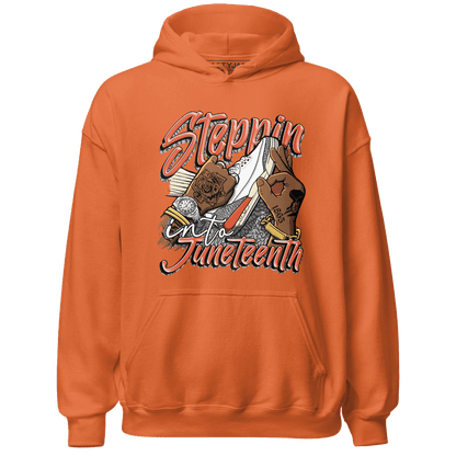 Georgia Peach 3s Hoodie Match Step Into Juneteenth - NastyJamz
