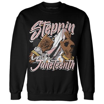Red Stardust 3s Sweatshirt Match Step Into Juneteenth - NastyJamz