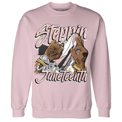 Red Stardust 3s Sweatshirt Match Step Into Juneteenth - NastyJamz