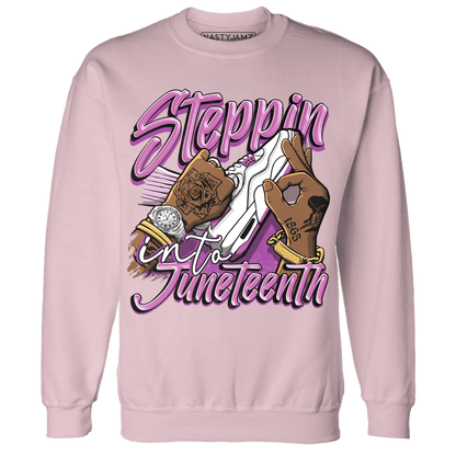 GS Hyper Violet 4s Sweatshirt Match Step Into Juneteenth - NastyJamz