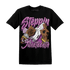 GS Hyper Violet 4s T Shirt Match Step Into Juneteenth - NastyJamz