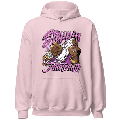 GS Hyper Violet 4s Hoodie Match Step Into Juneteenth - NastyJamz