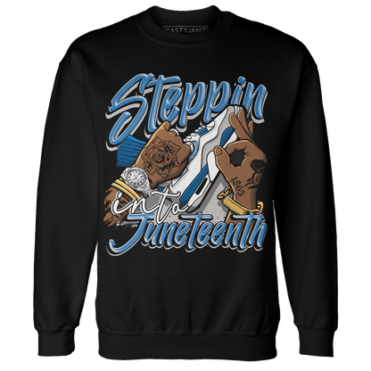 Industrial Blue 4s Sweatshirt Match Step Into Juneteenth - NastyJamz