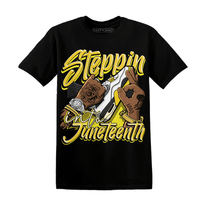 Vivid Sulfur 4s T Shirt Match Step Into Juneteenth - NastyJamz