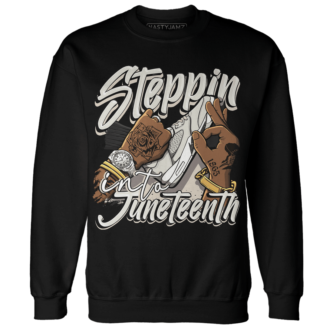 SE Sail 5s Sweatshirt Match Step Into Juneteenth - NastyJamz