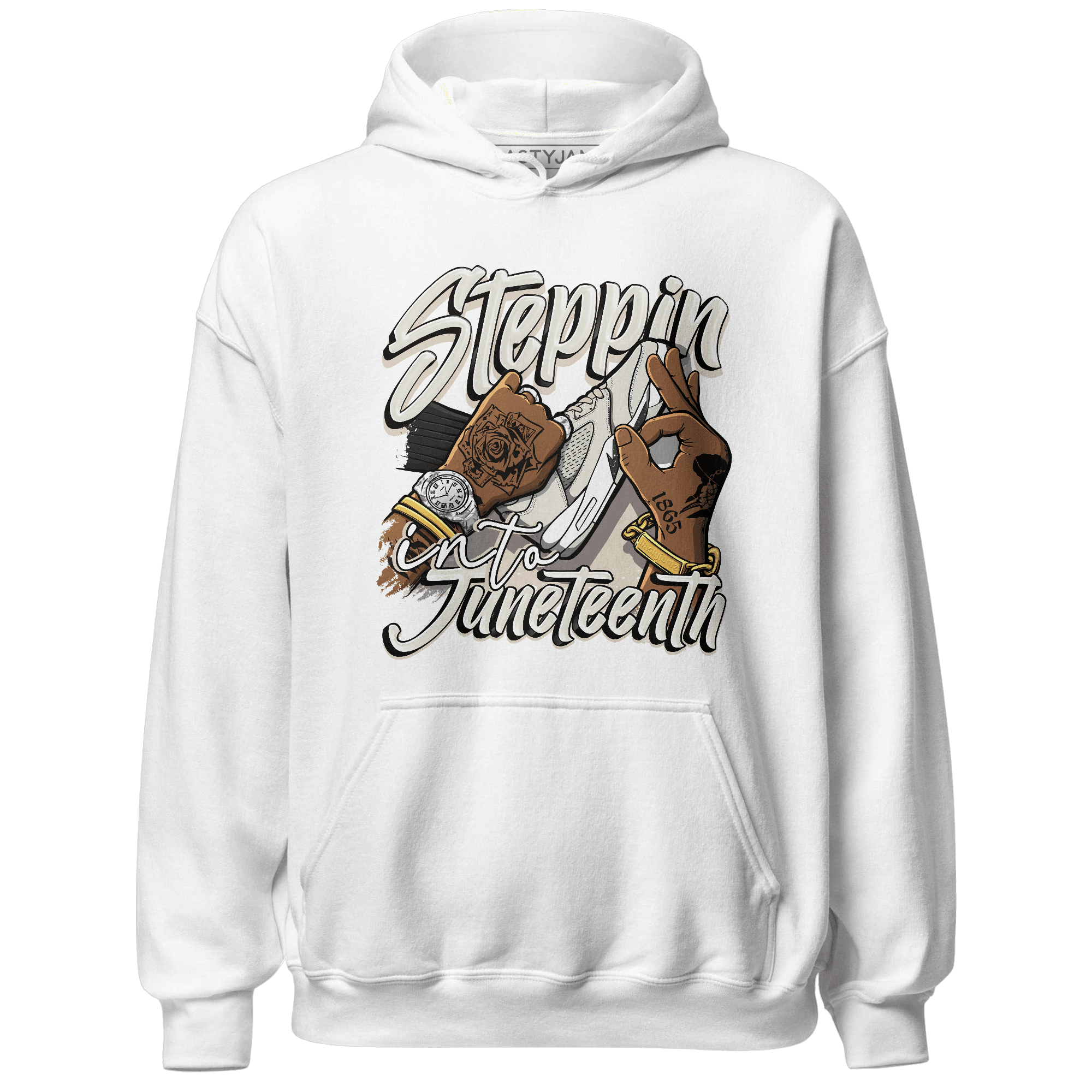 SE Sail 5s Hoodie Match Step Into Juneteenth - NastyJamz