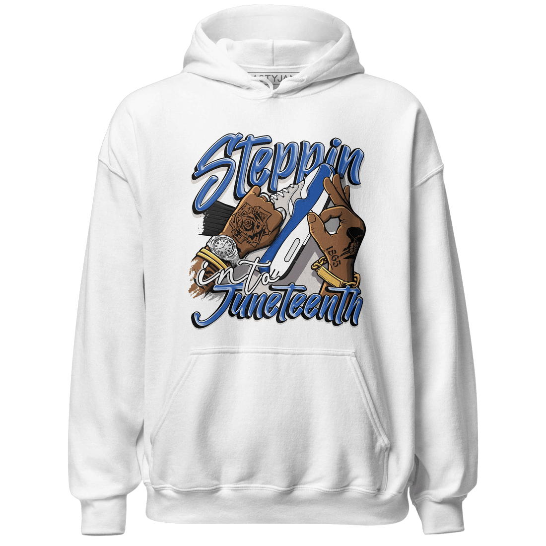 Air Max 1 86 Royal Hoodie Match Step Into Juneteenth - NastyJamz