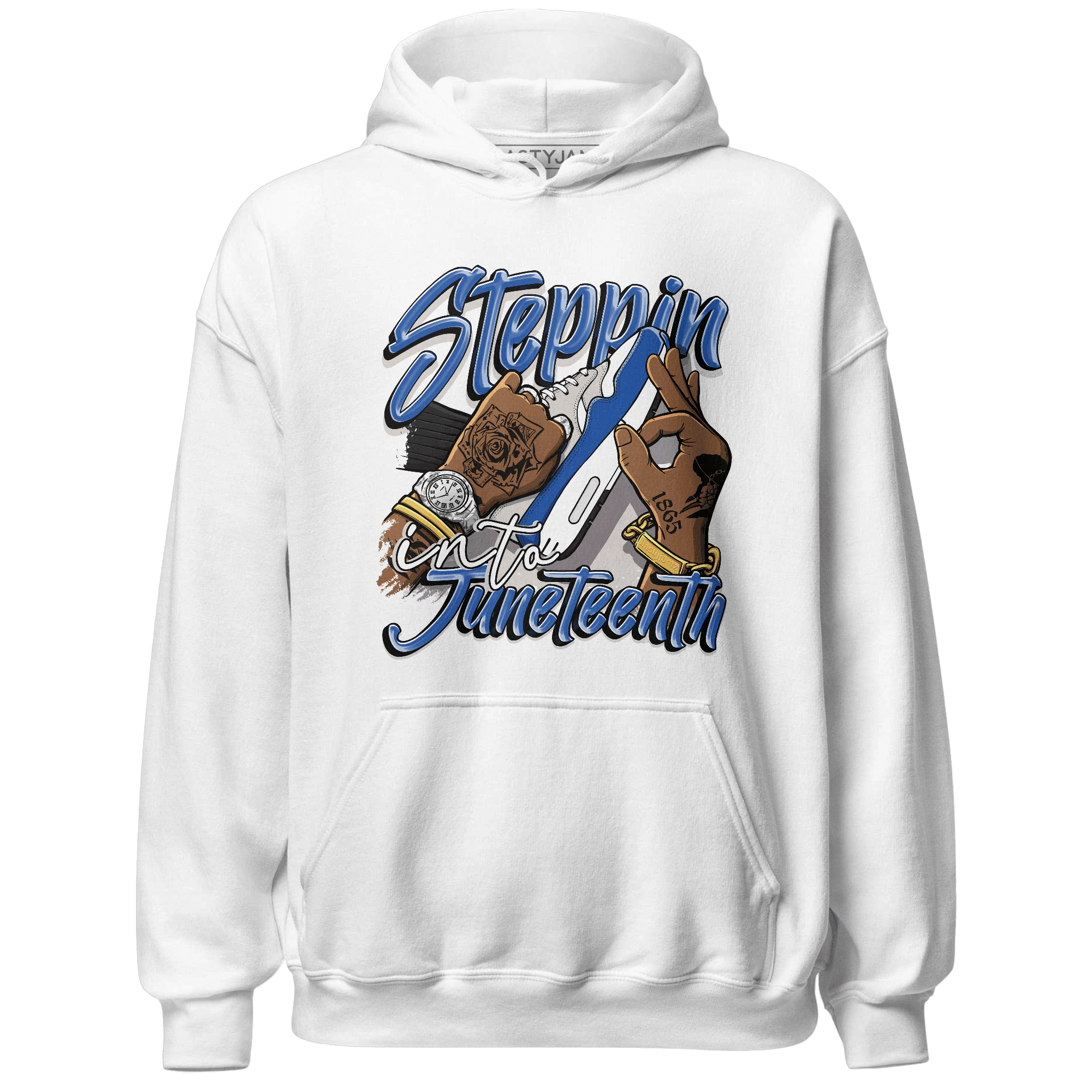 Air Max 1 86 Royal Hoodie Match Step Into Juneteenth - NastyJamz