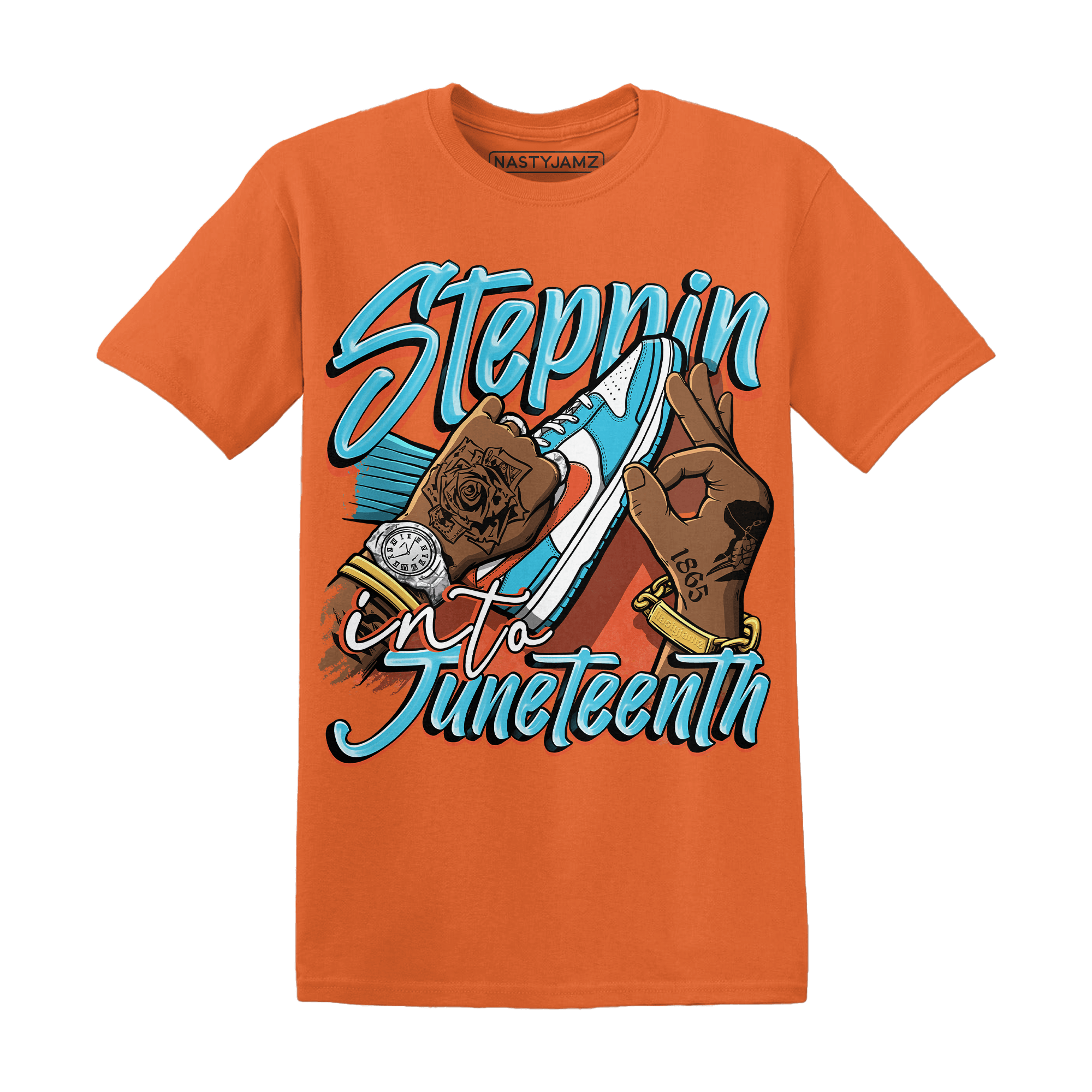 Dunk Low Dolphins T Shirt Match Step Into Juneteenth - NastyJamz