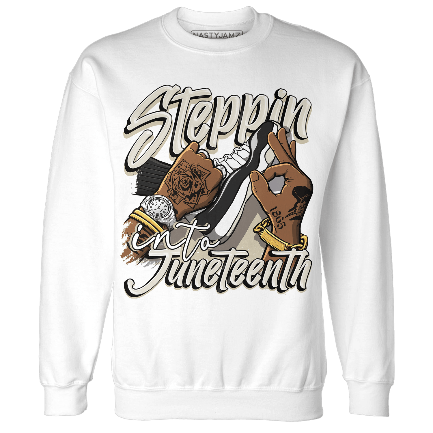 Gratitude 11s Sweatshirt Match Step Into Juneteenth - NastyJamz