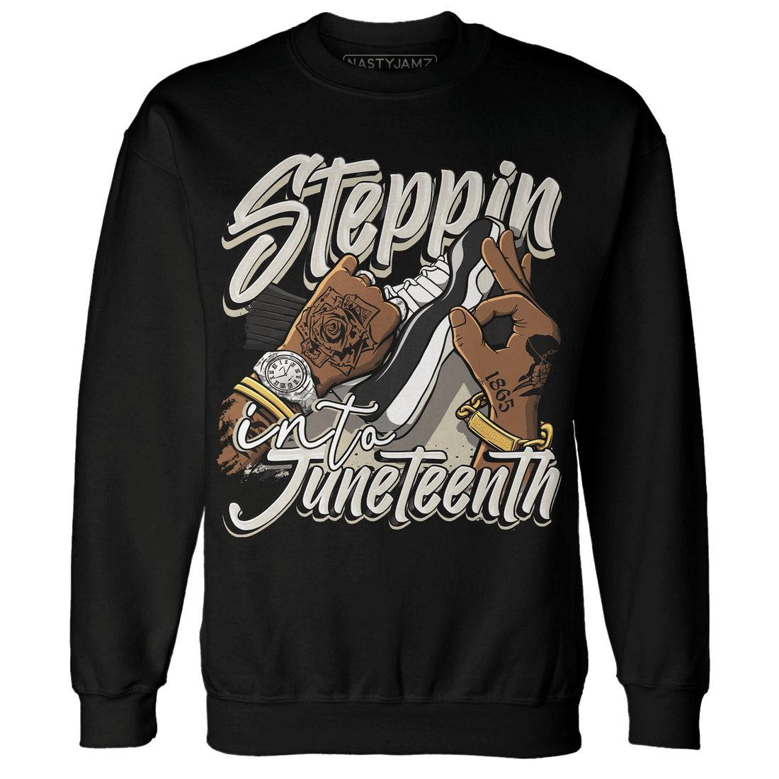 Gratitude 11s Sweatshirt Match Step Into Juneteenth - NastyJamz