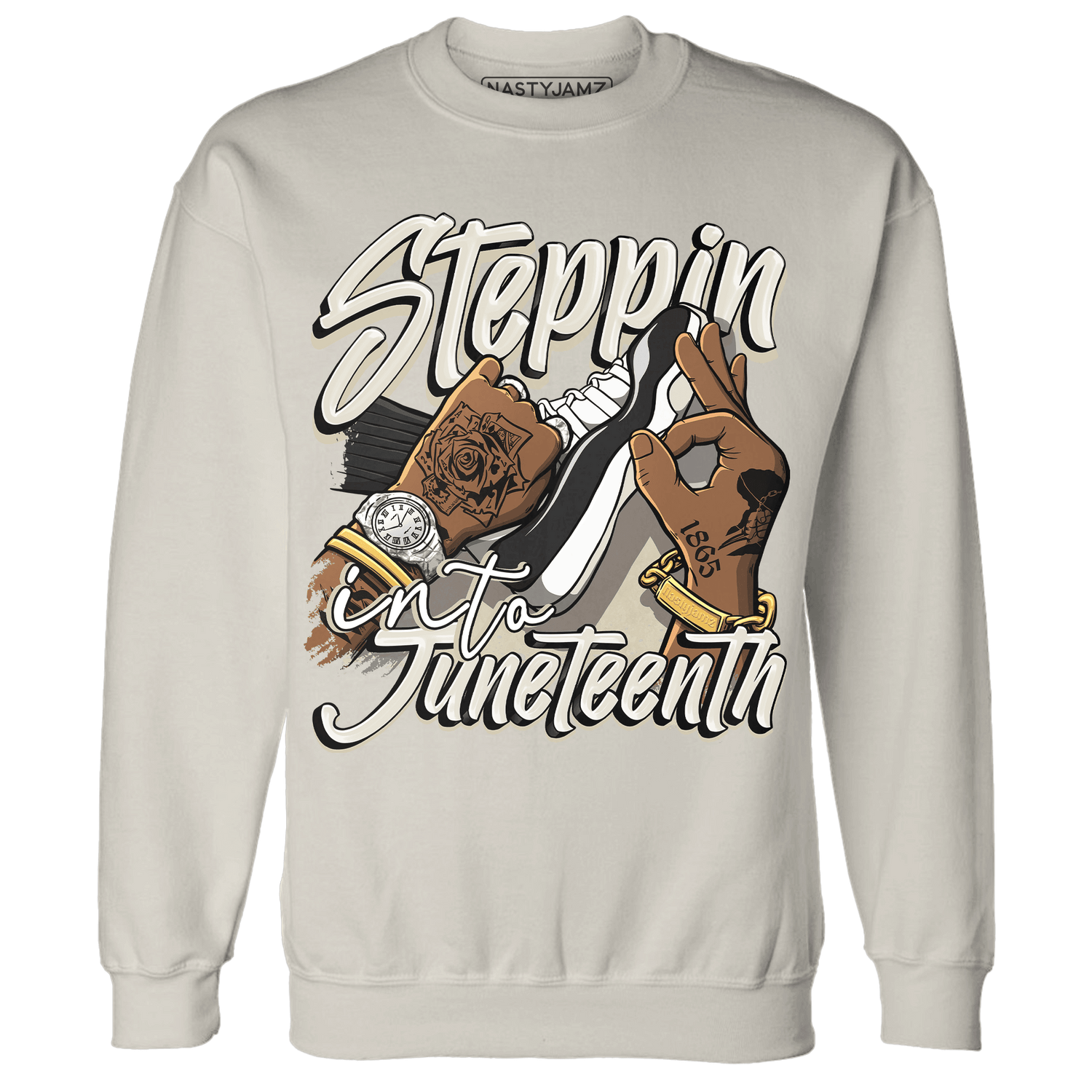 Gratitude 11s Sweatshirt Match Step Into Juneteenth - NastyJamz