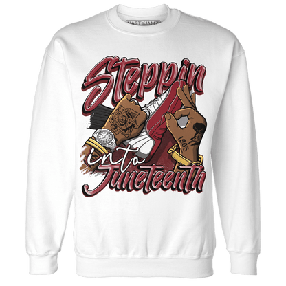 Cherry 12s Sweatshirt Match Step Into Juneteenth - NastyJamz