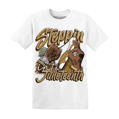 Wheat 13s T Shirt Match Step Into Juneteenth - NastyJamz