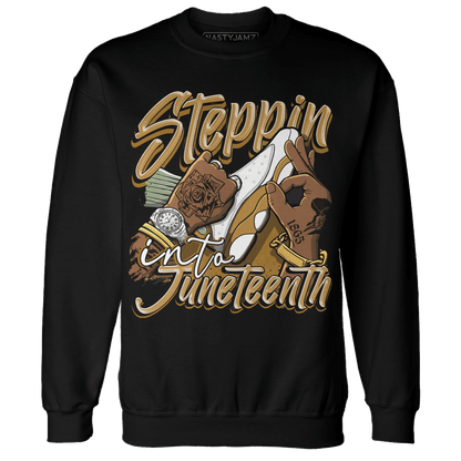 Wheat 13s Sweatshirt Match Step Into Juneteenth - NastyJamz