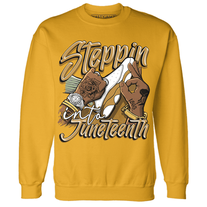 Wheat 13s Sweatshirt Match Step Into Juneteenth - NastyJamz