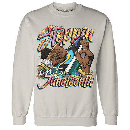Mid GS Six Championships 1s Sweatshirt Match Step Into Juneteenth - NastyJamz