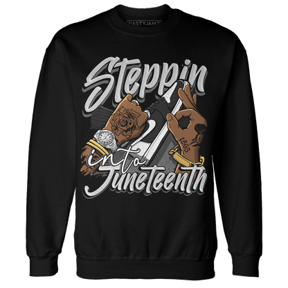 Retro High OG Black White 1s Sweatshirt Match Step Into Juneteenth - NastyJamz
