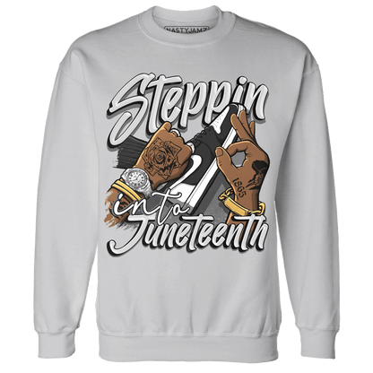 Retro High OG Black White 1s Sweatshirt Match Step Into Juneteenth - NastyJamz