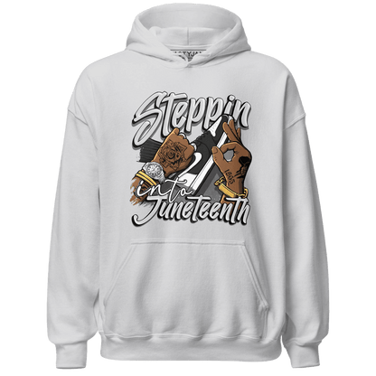 Retro High OG Black White 1s Hoodie Match Step Into Juneteenth - NastyJamz